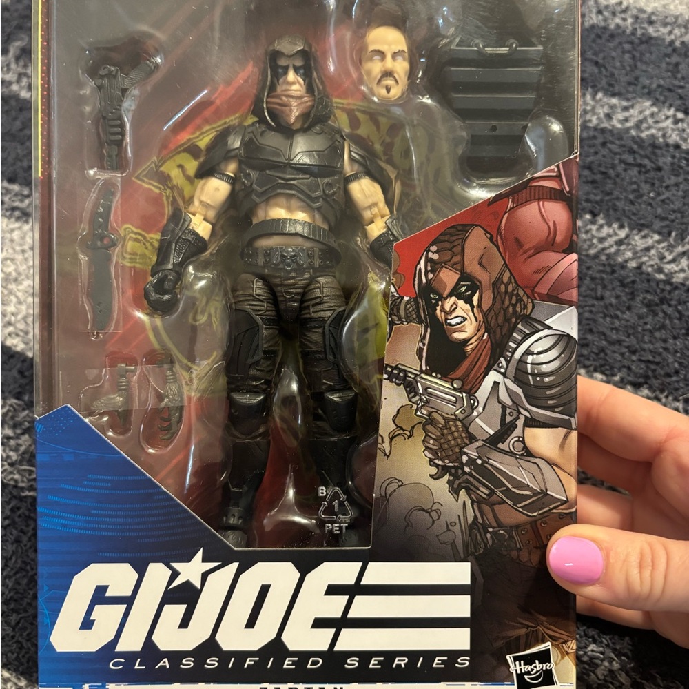 Hasbro GI Joe Classified Series Cobra Ninja Figure - Black and Brown